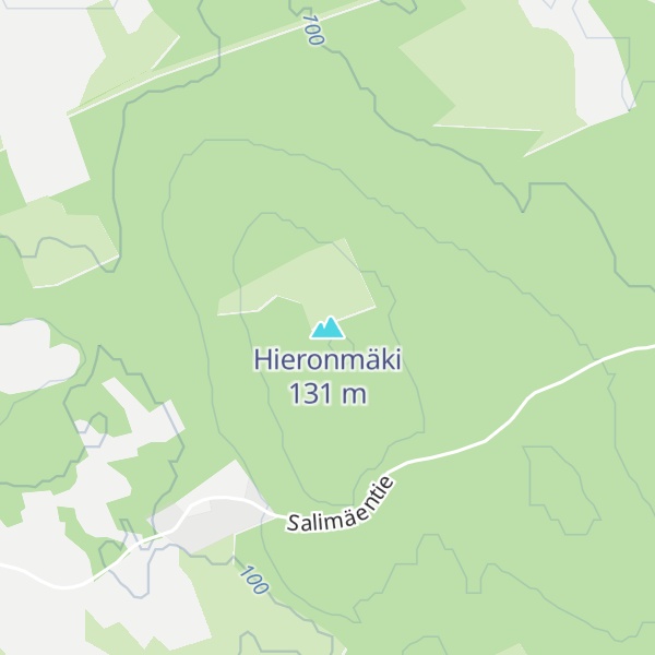 Map of Hieronmäki