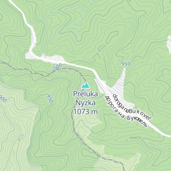 Map of Preluka Nyzka