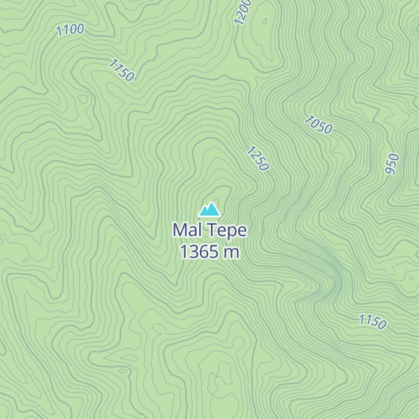 Map of Mal Tepe