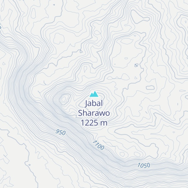 Map of Jabal Sharawo