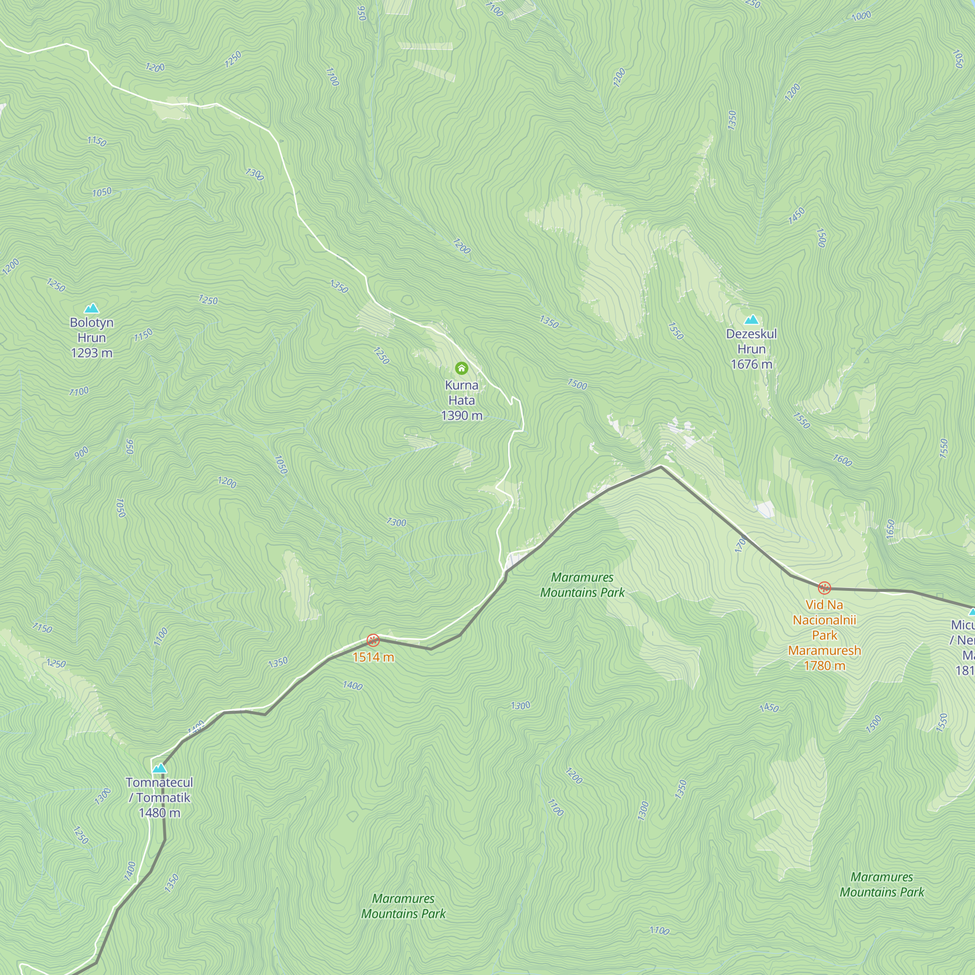 Koliba map