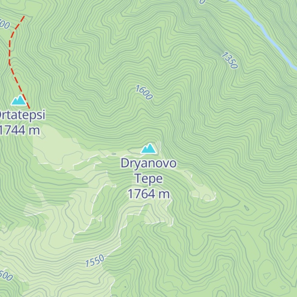 Map of Dryanovo Tepe