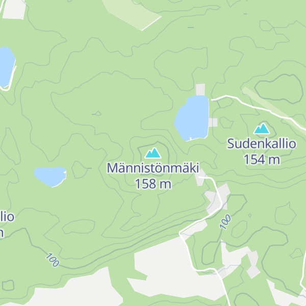 Map of Männistönmäki