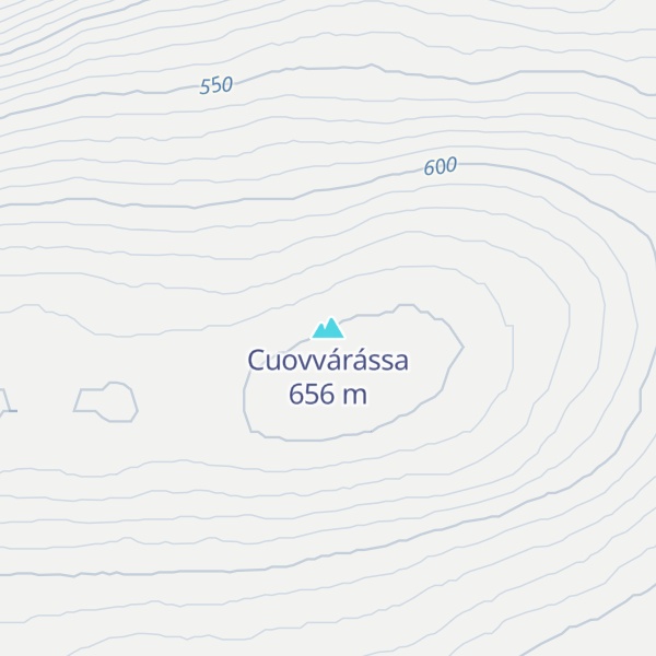 Map of Cuovvárássa