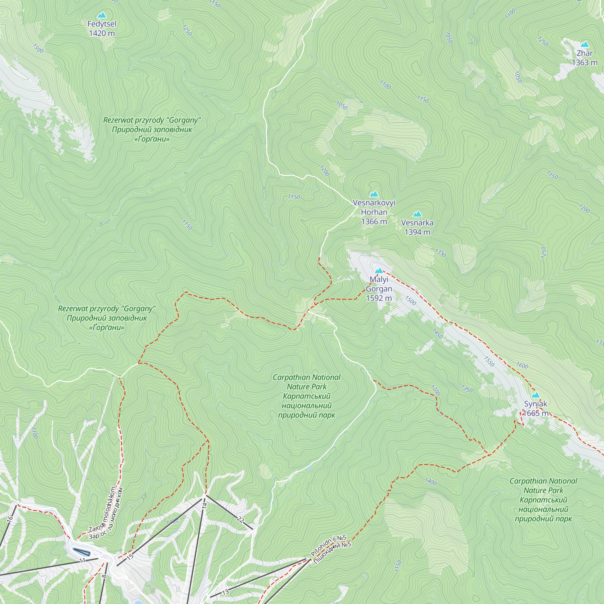 Koliba map