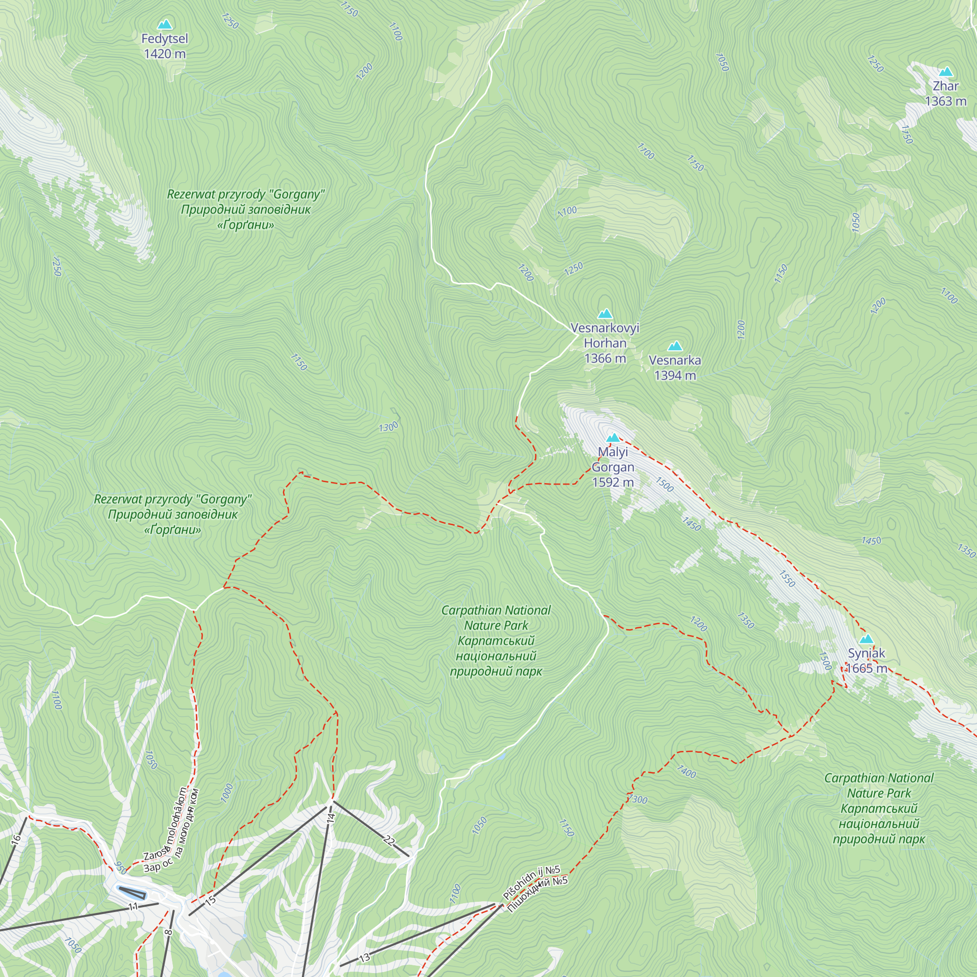 Koliba map