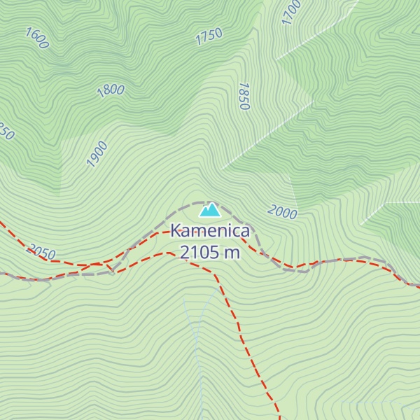 Map of Kamenica
