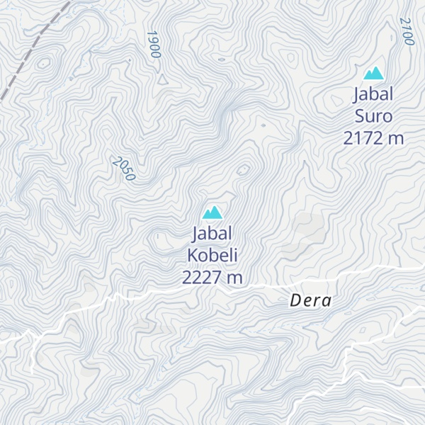 Map of Jabal Kobeli