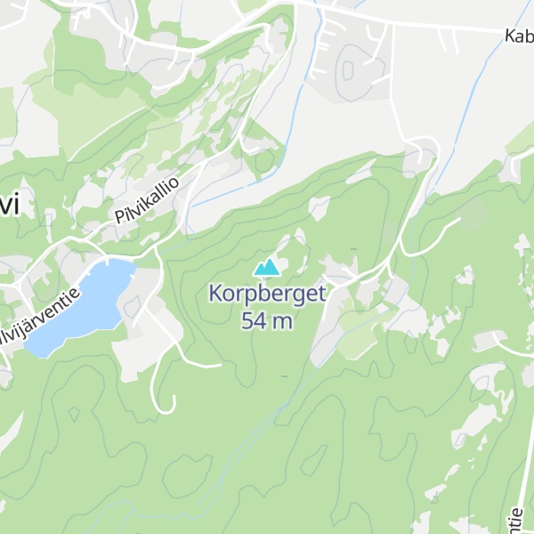 Map of Korpberget