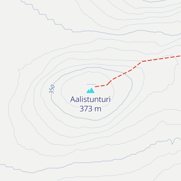 Map of Aalistunturi