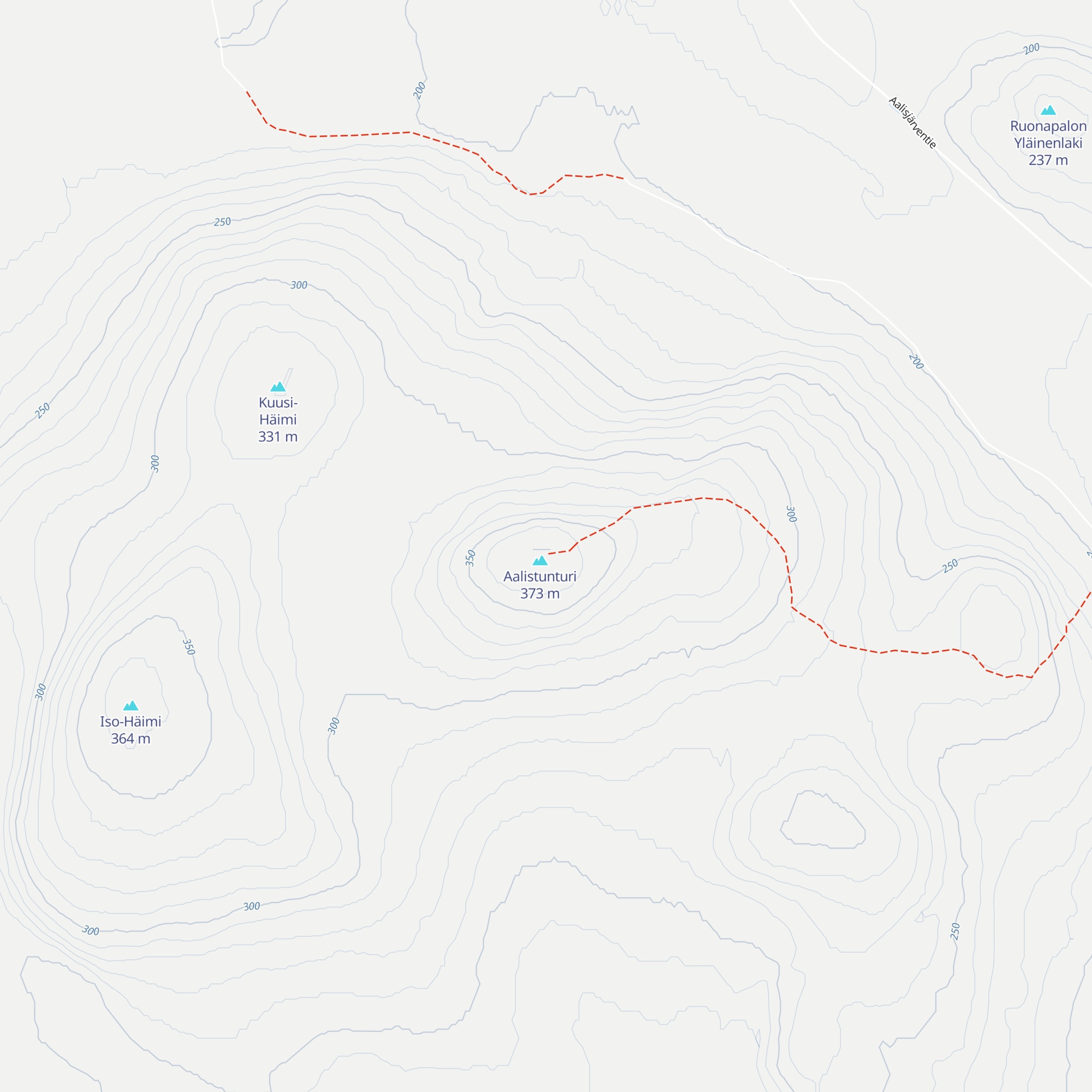 Aalistunturin autiotupa map
