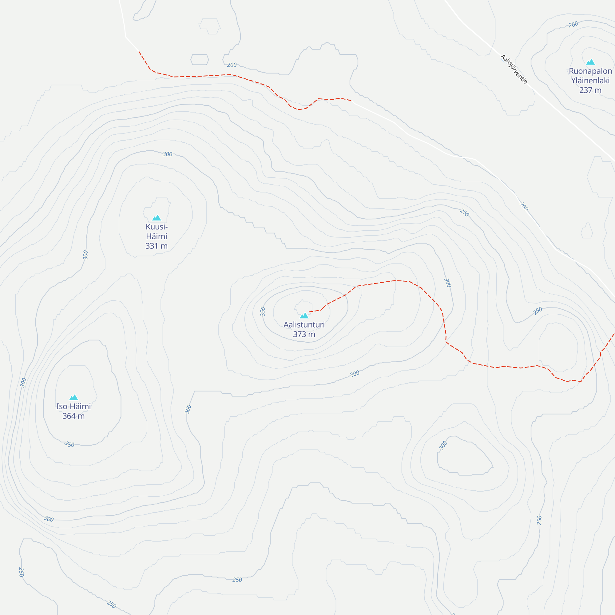 Aalistunturin autiotupa map