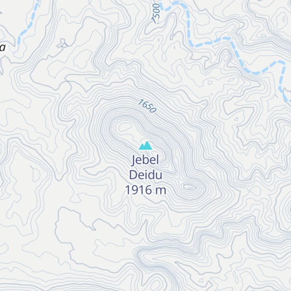 Map of Jebel Deidu
