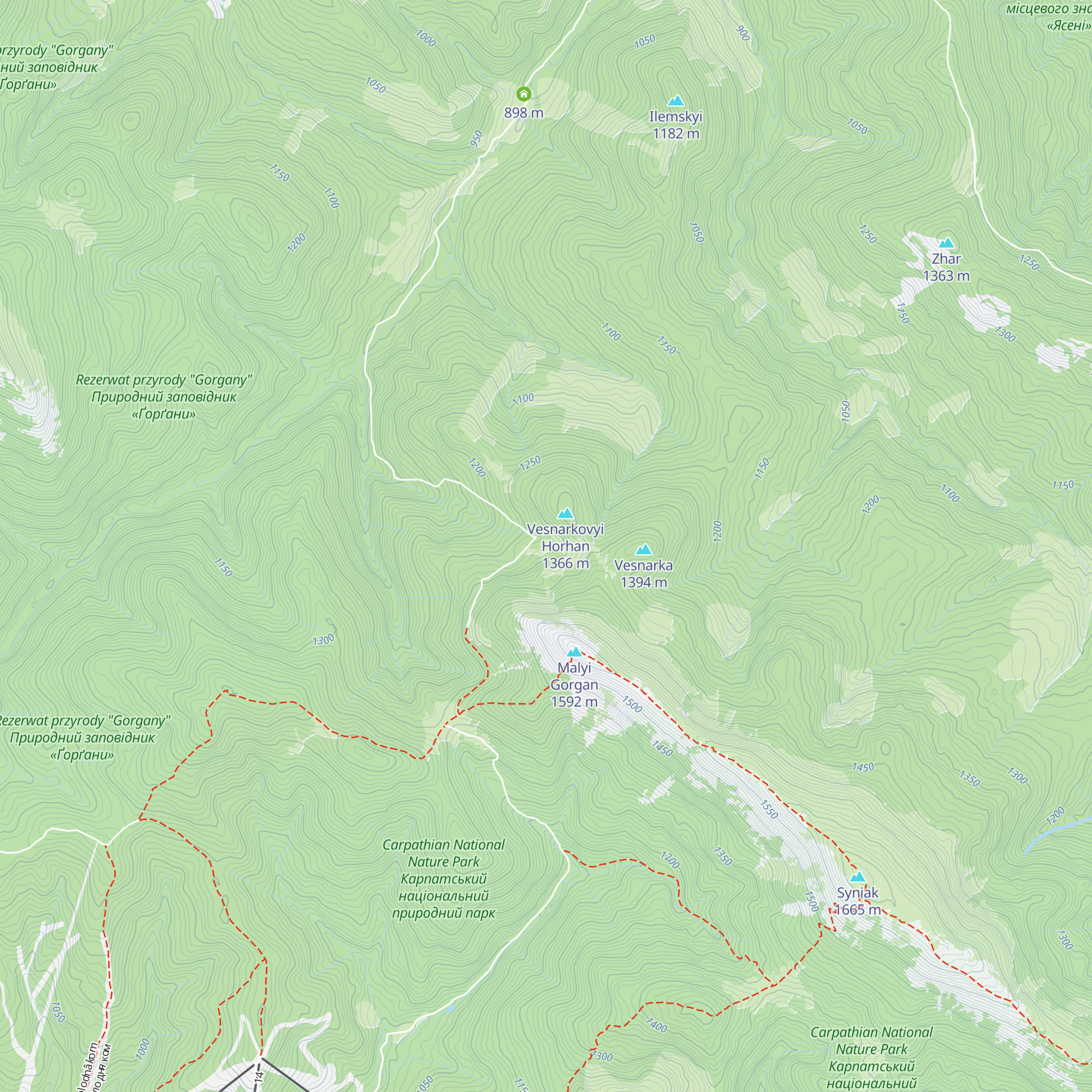 Kurna Koliba map