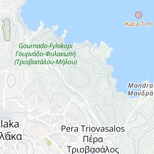 Map of Vouno