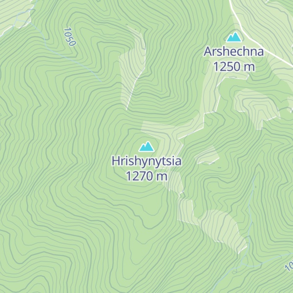 Map of Hrishynytsia