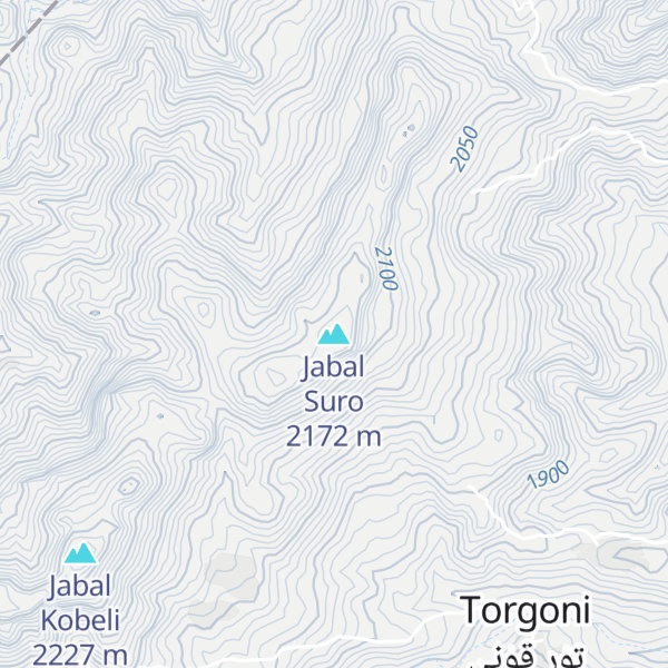 Map of Jabal Suro