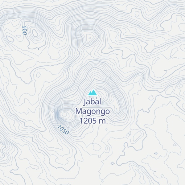 Map of Jabal Magongo