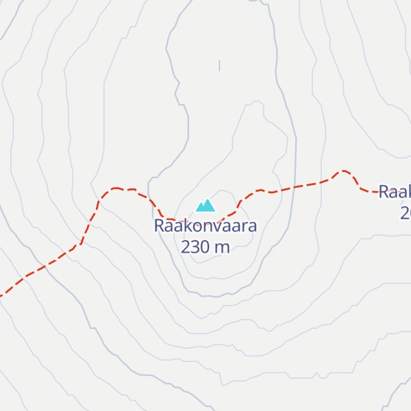 Map of Raakonvaara