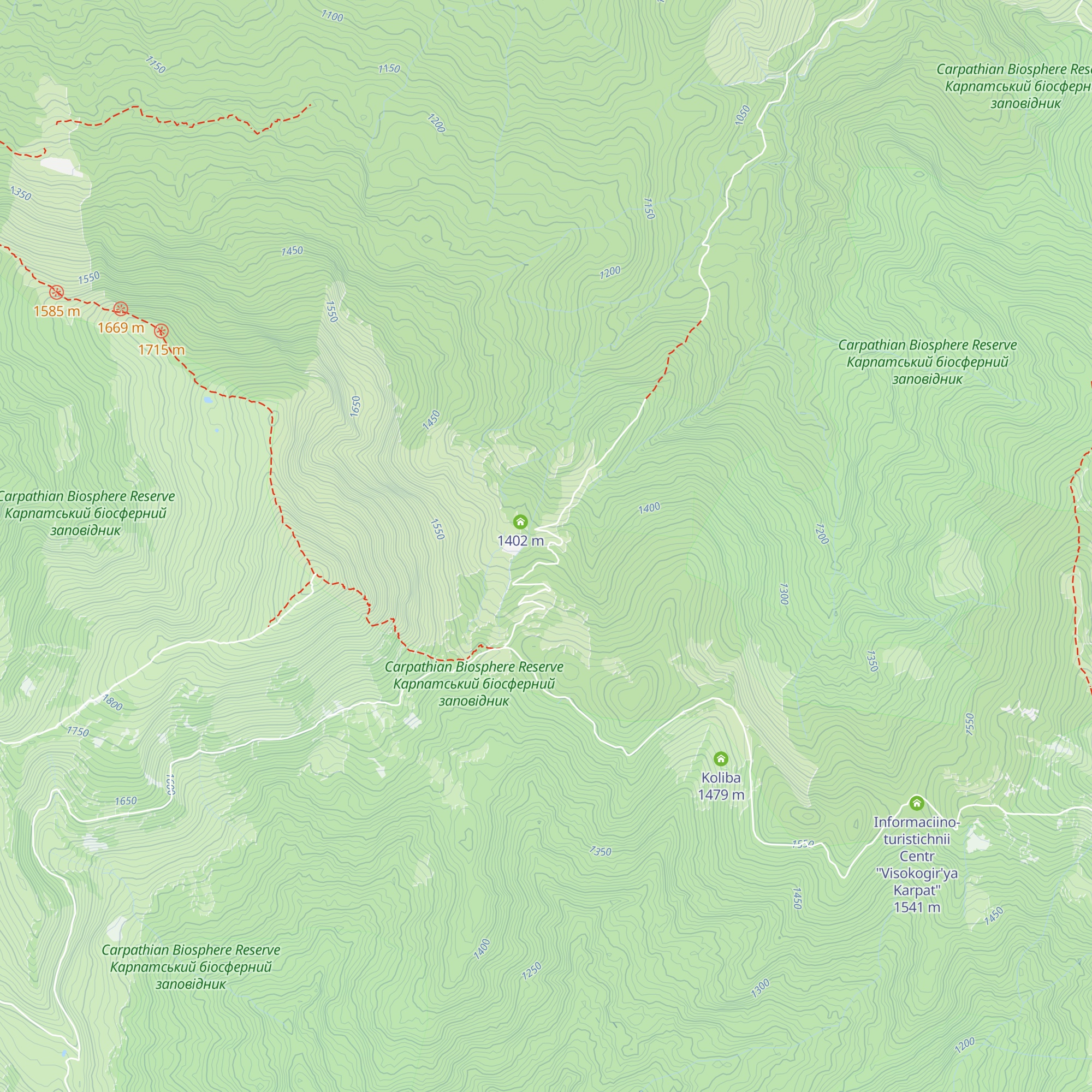 Koliba map