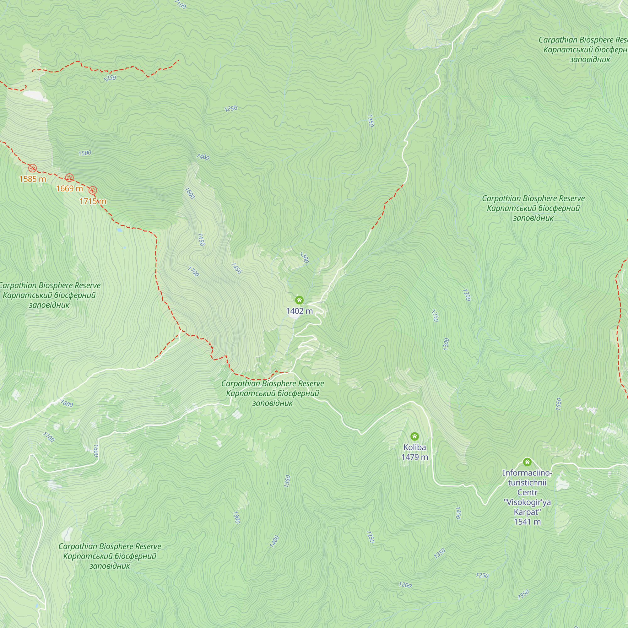 Koliba map