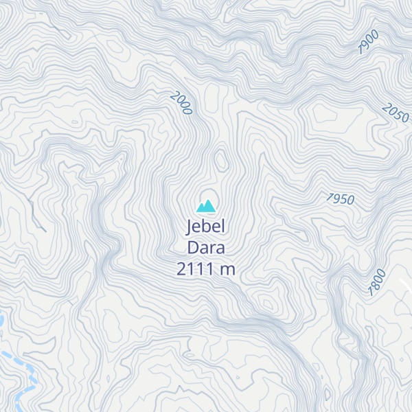 Map of Jebel Dara