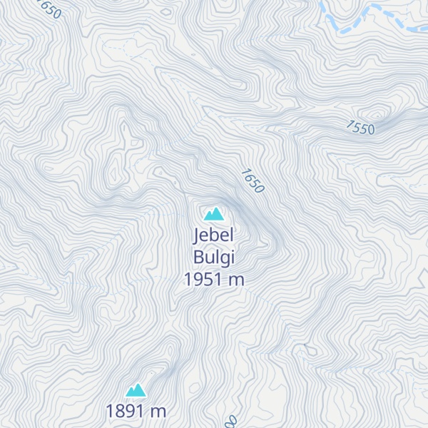Map of Jebel Bulgi
