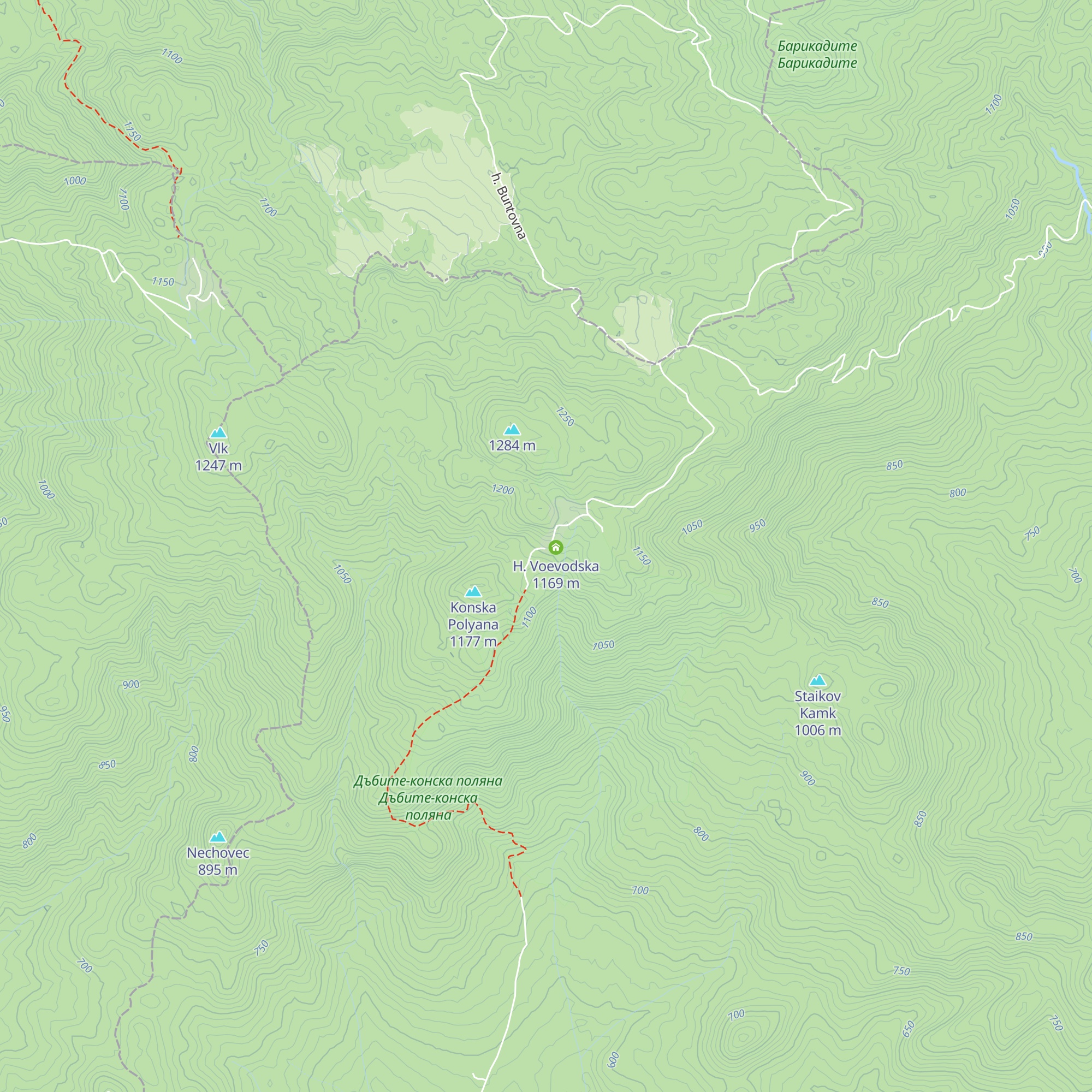 H. Partizanska map