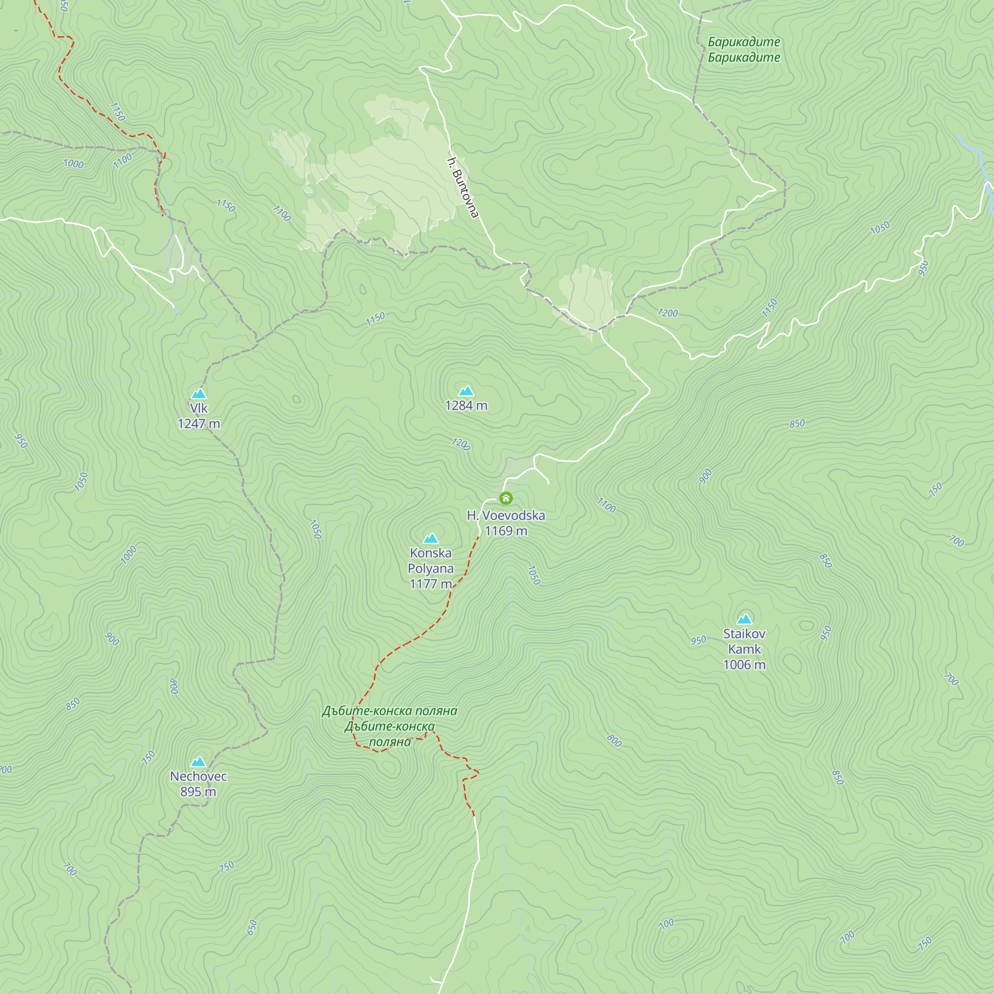 H. Partizanska map