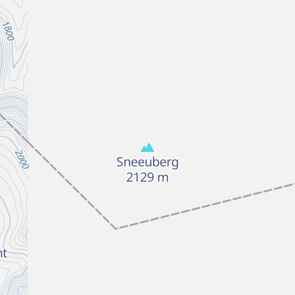 Map of Sneeuberg