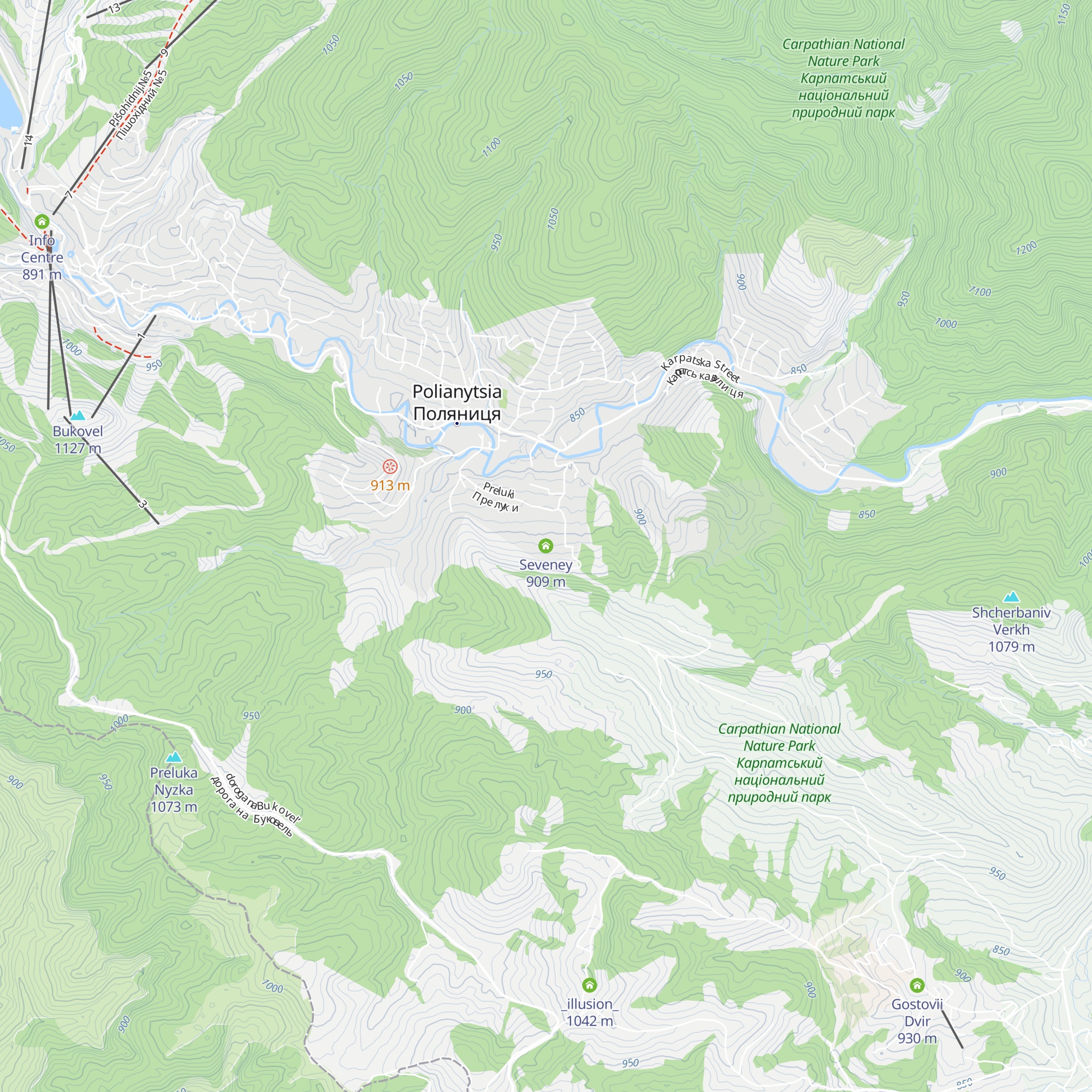 Seveney map