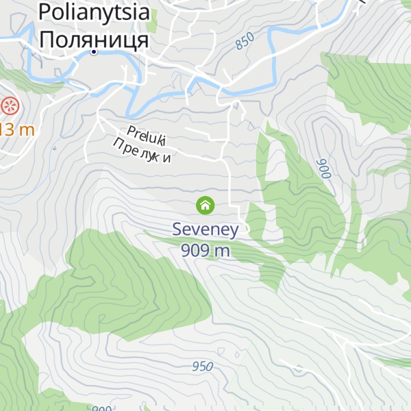 Map of Seveney
