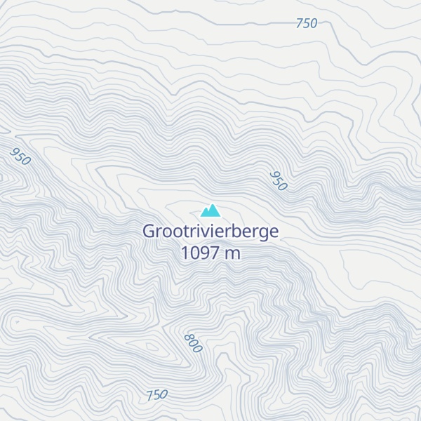 Map of Grootrivierberge