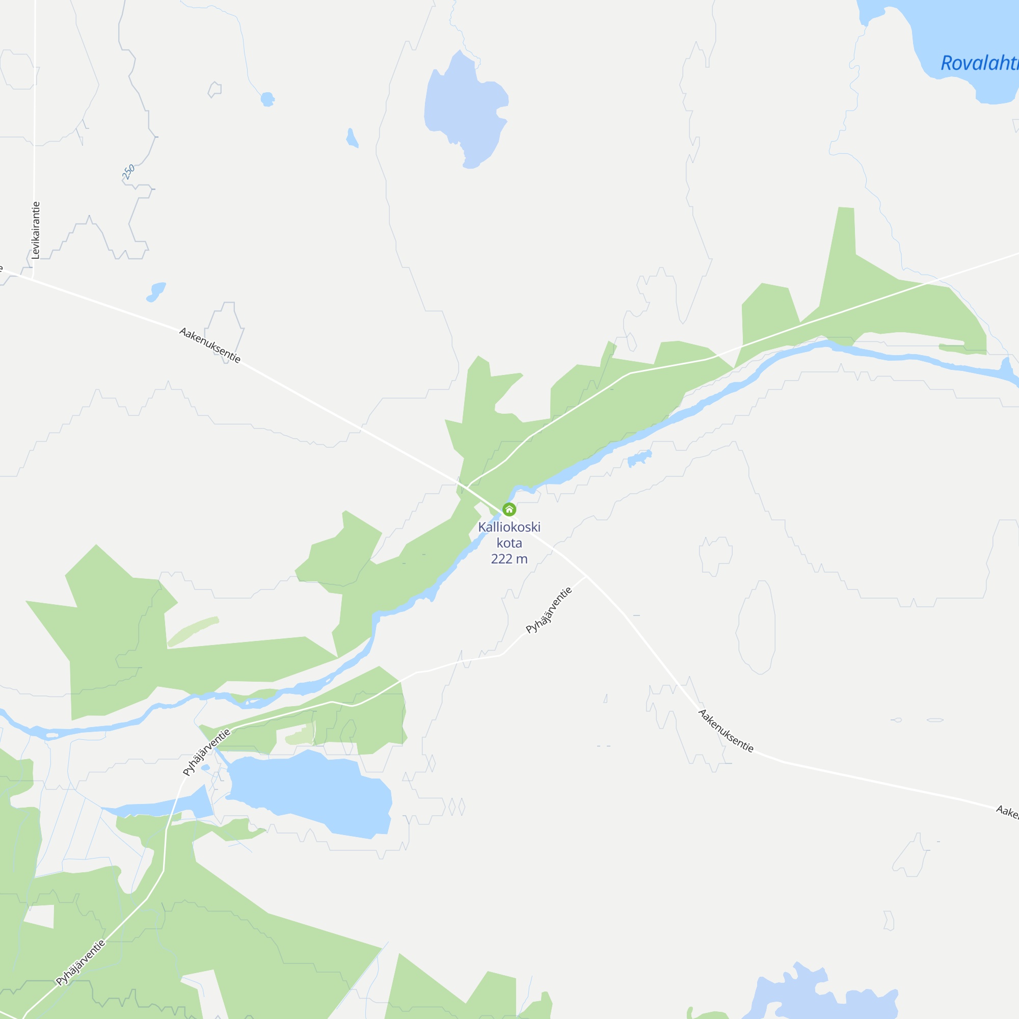 Kalliokoski kota map