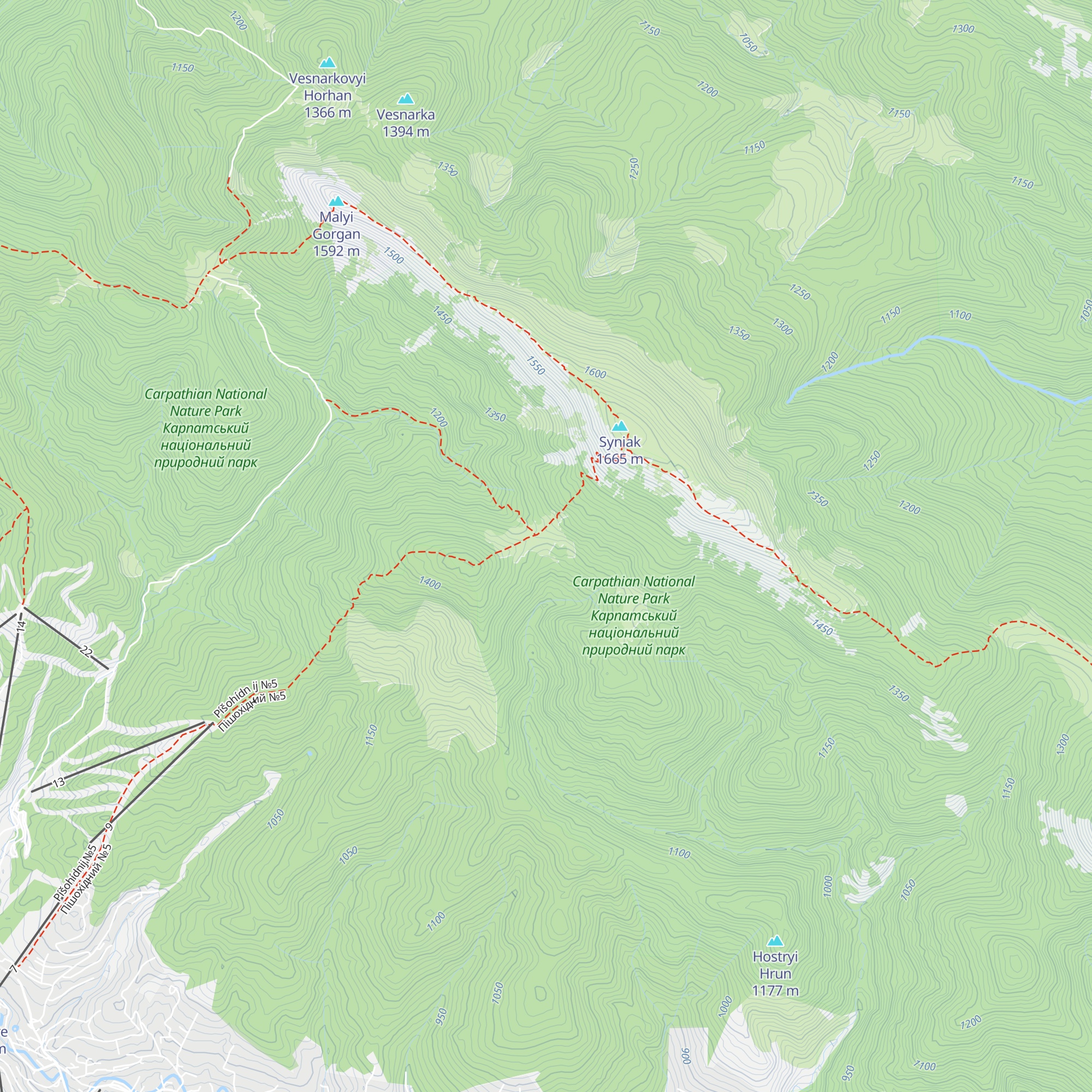 Koliba map