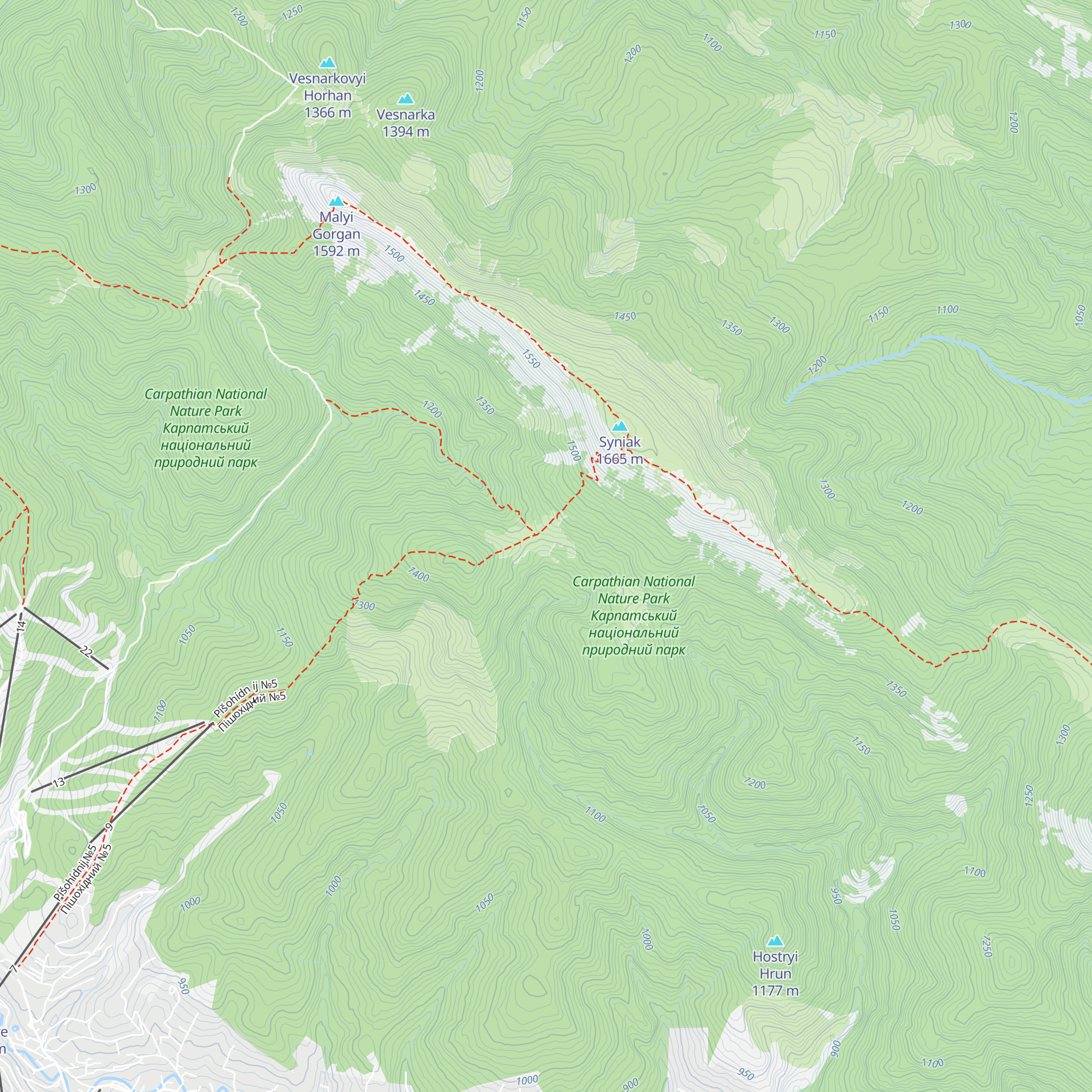 Koliba map