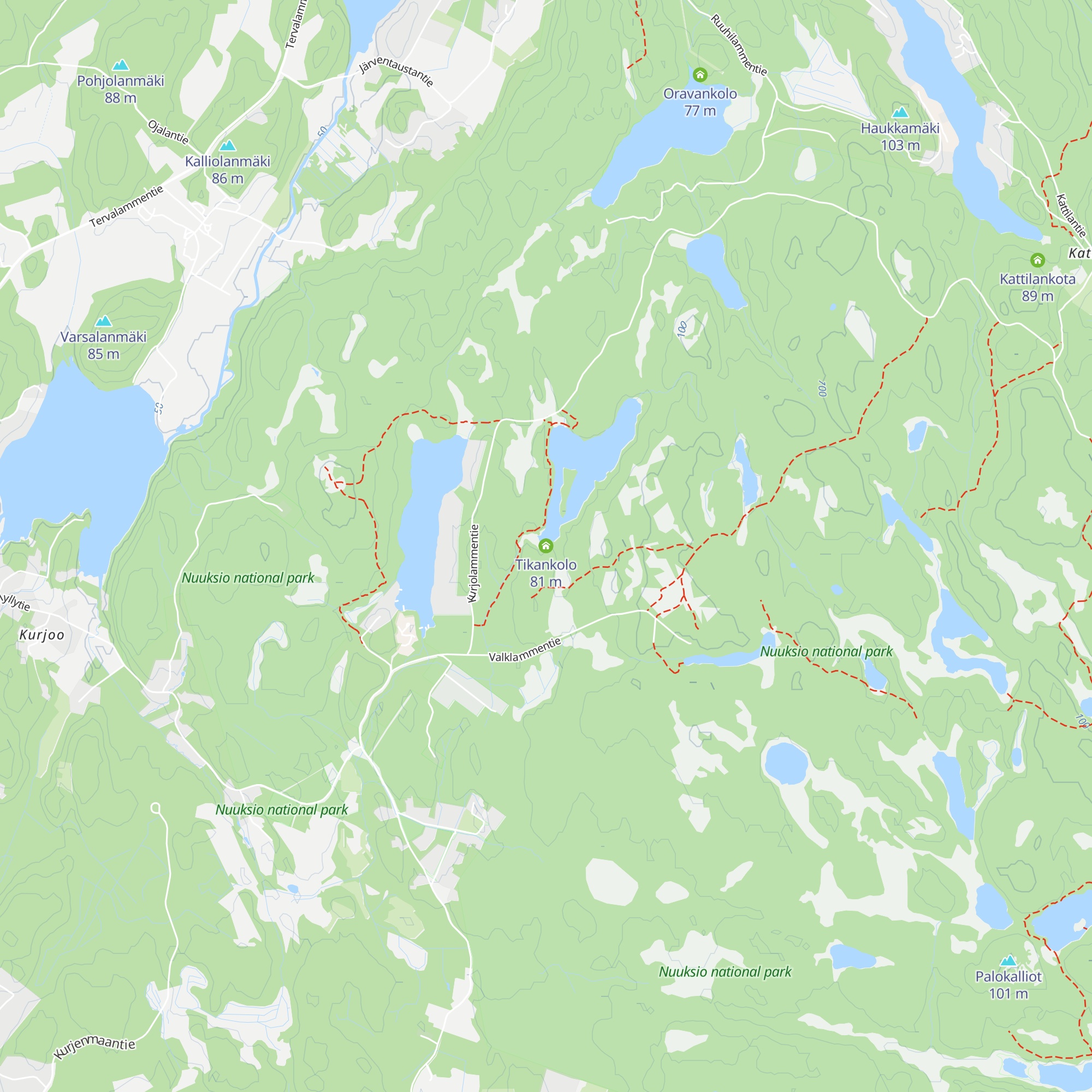 Tikankolo map