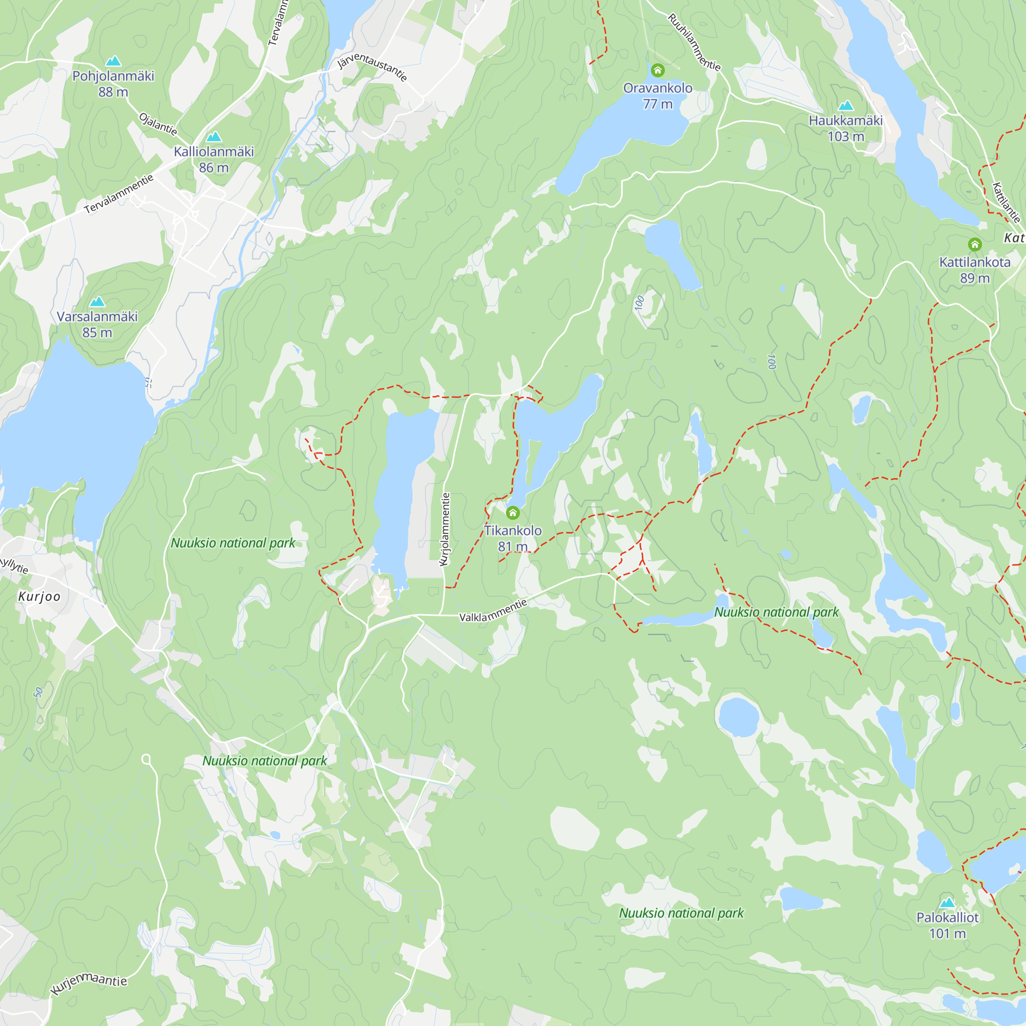 Tikankolo map