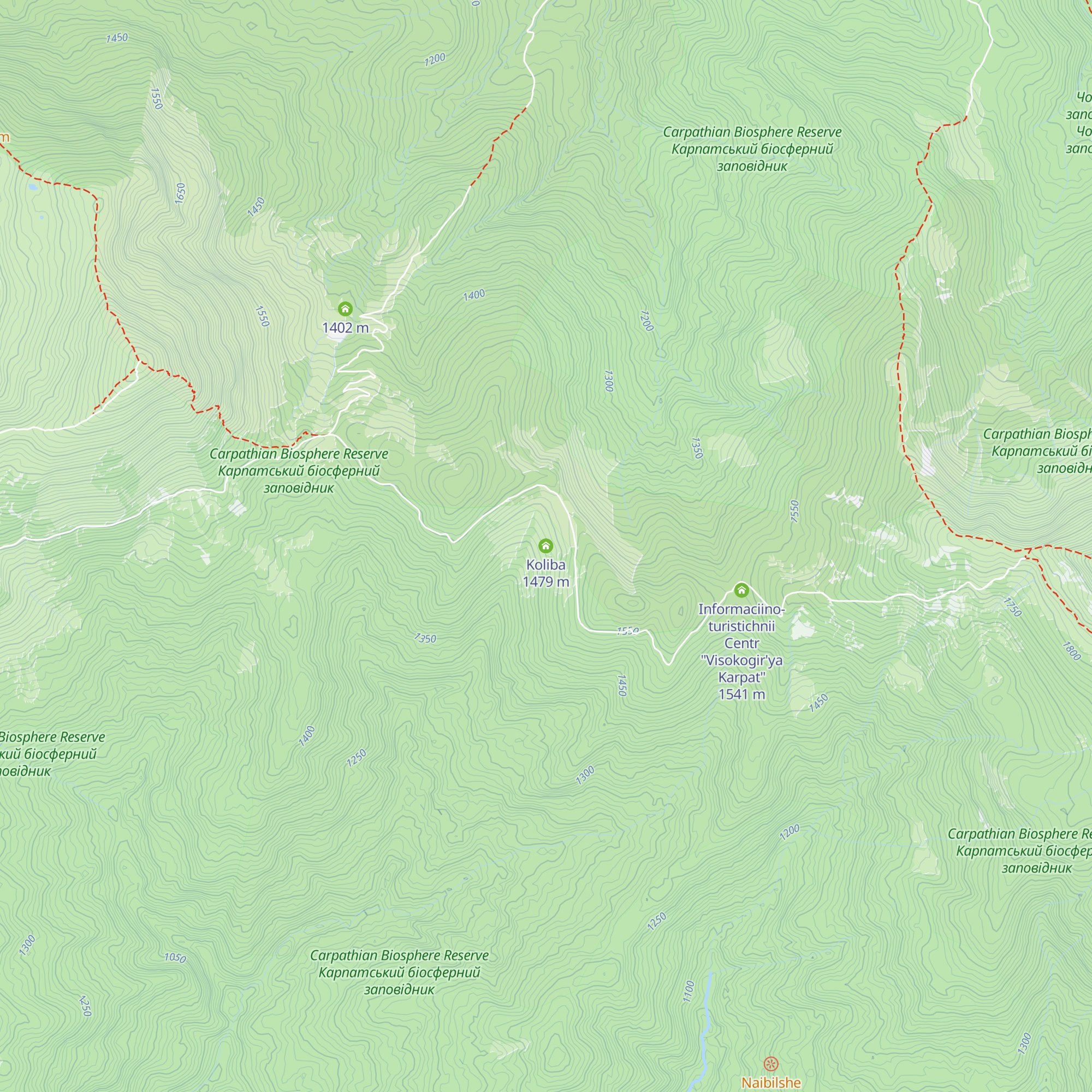 Koliba map
