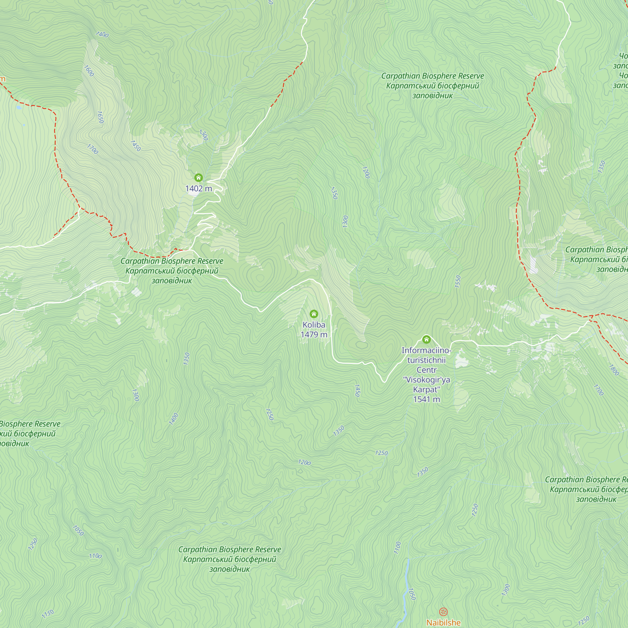 Koliba map