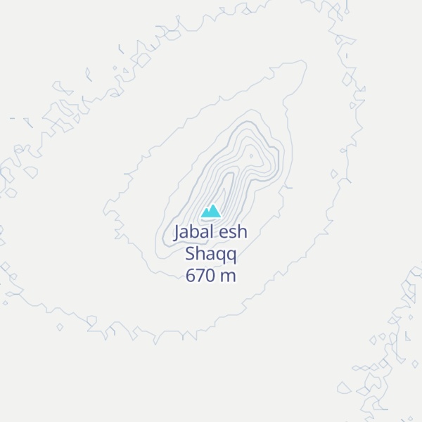 Map of Jabal esh Shaqq