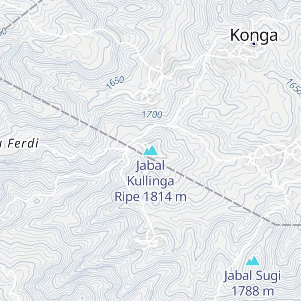 Map of Jabal Kullinga Ripe