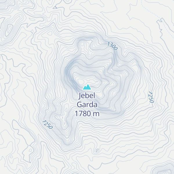 Map of Jebel Garda