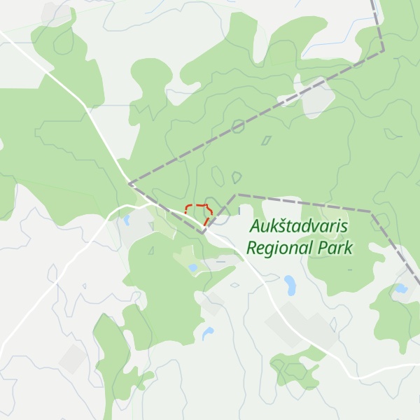 Map of Gedanonių kalnas
