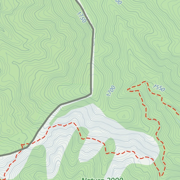 Map of Tursunski Peak