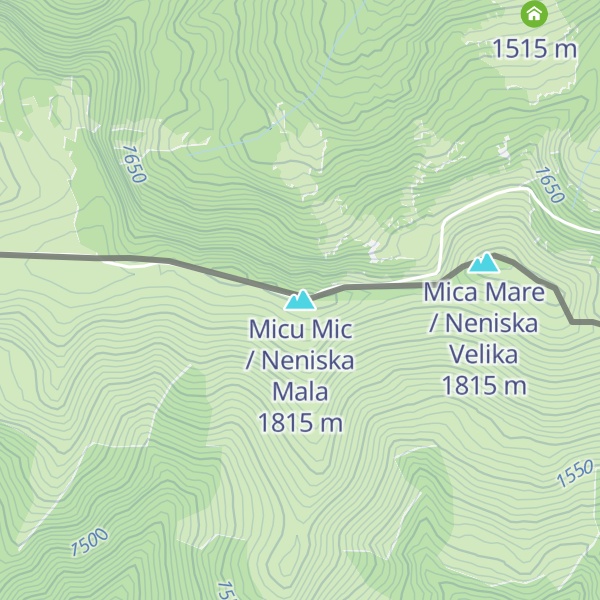 Map of Micu Mic / Neniska Mala