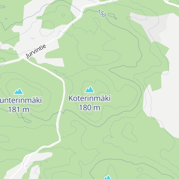 Map of Koterinmäki