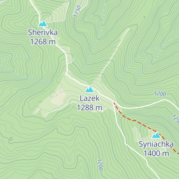 Map of Lazek