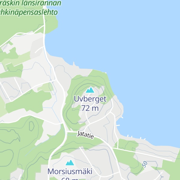 Map of Uvberget