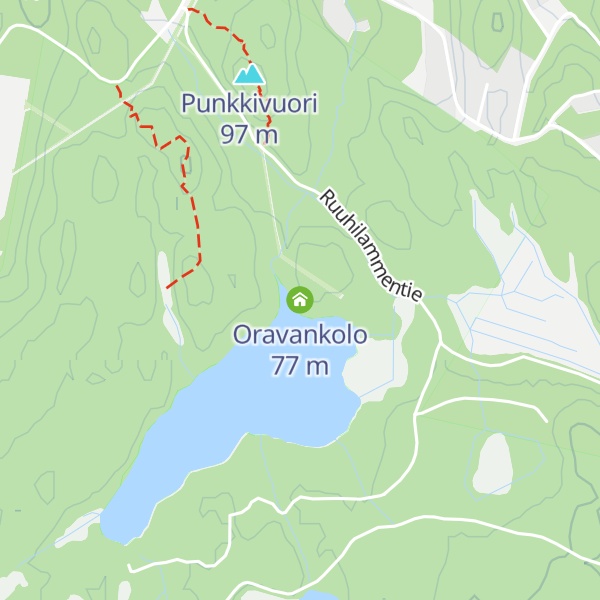 Map of Oravankolo